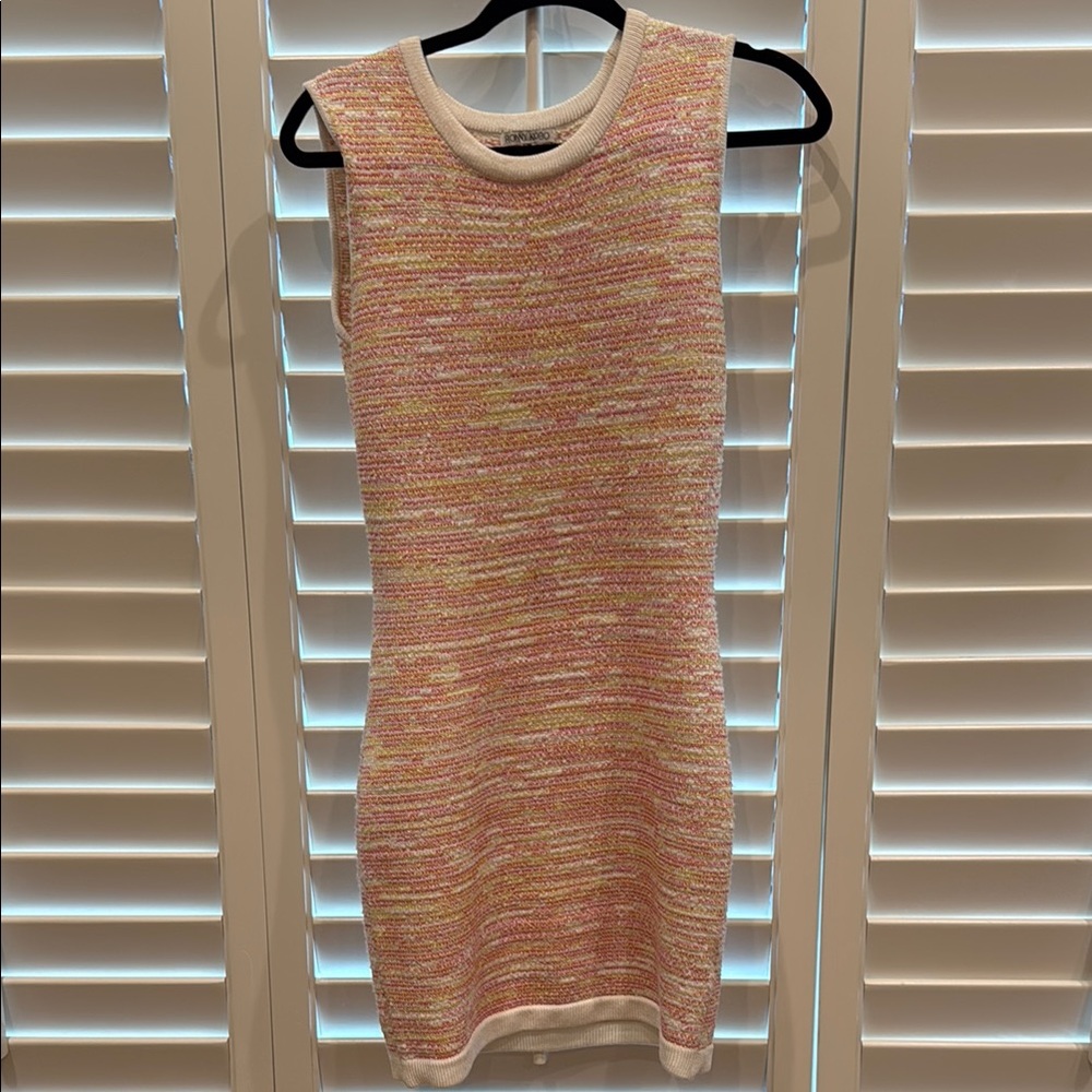 Multicolor Sleeveless Knit Dress
